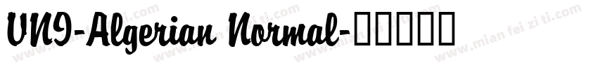 VNI-Algerian Normal字体转换